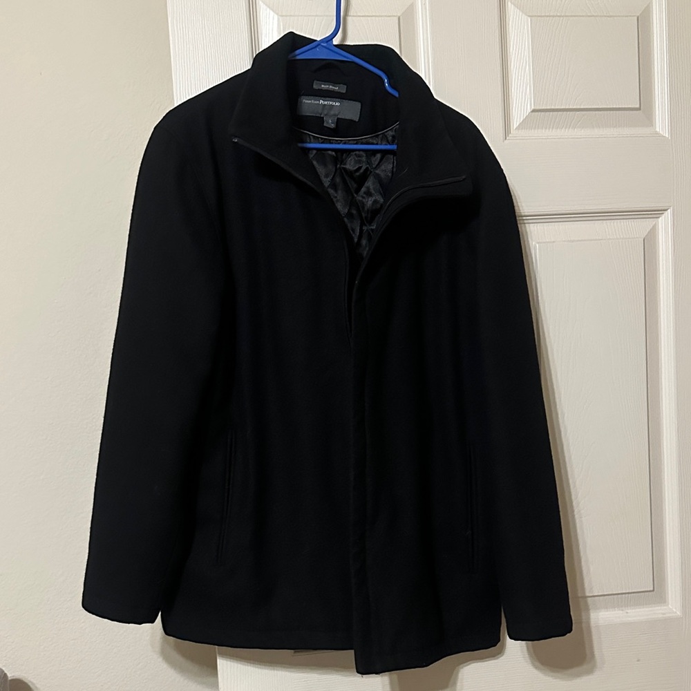 Perry Ellis Men's Black Lightweight Jacket